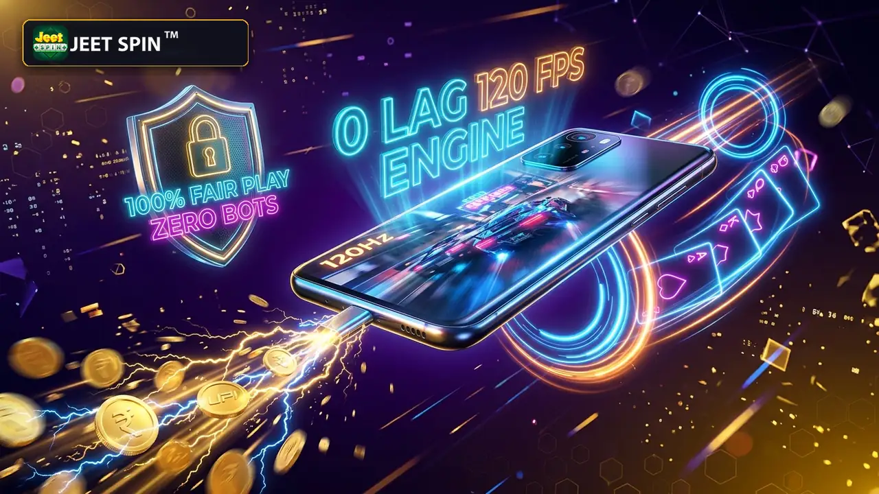 Jeet Spin App 120 FPS Engine and Security