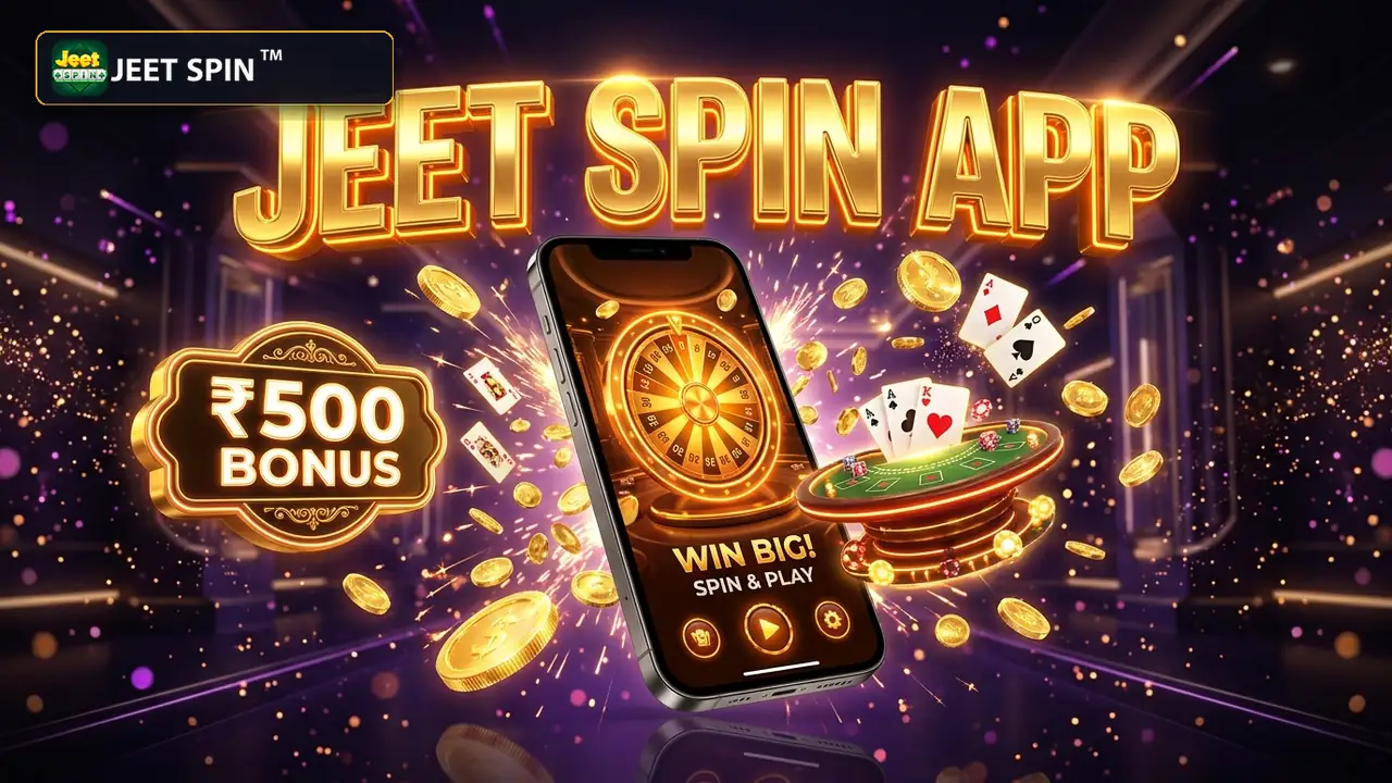 Jeet Spin App 3D Showcase Banner